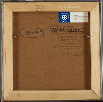 Josef Albers, "Study for Homage To The Square: 'Wet and Dry' ".