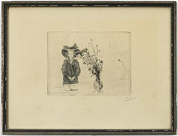 Carl Larsson, "Kersti i svart".