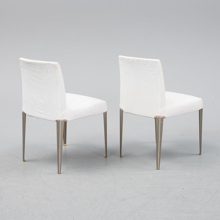 Antonio Citterio, a set of eight "Melandra chairs for B&B Italia.