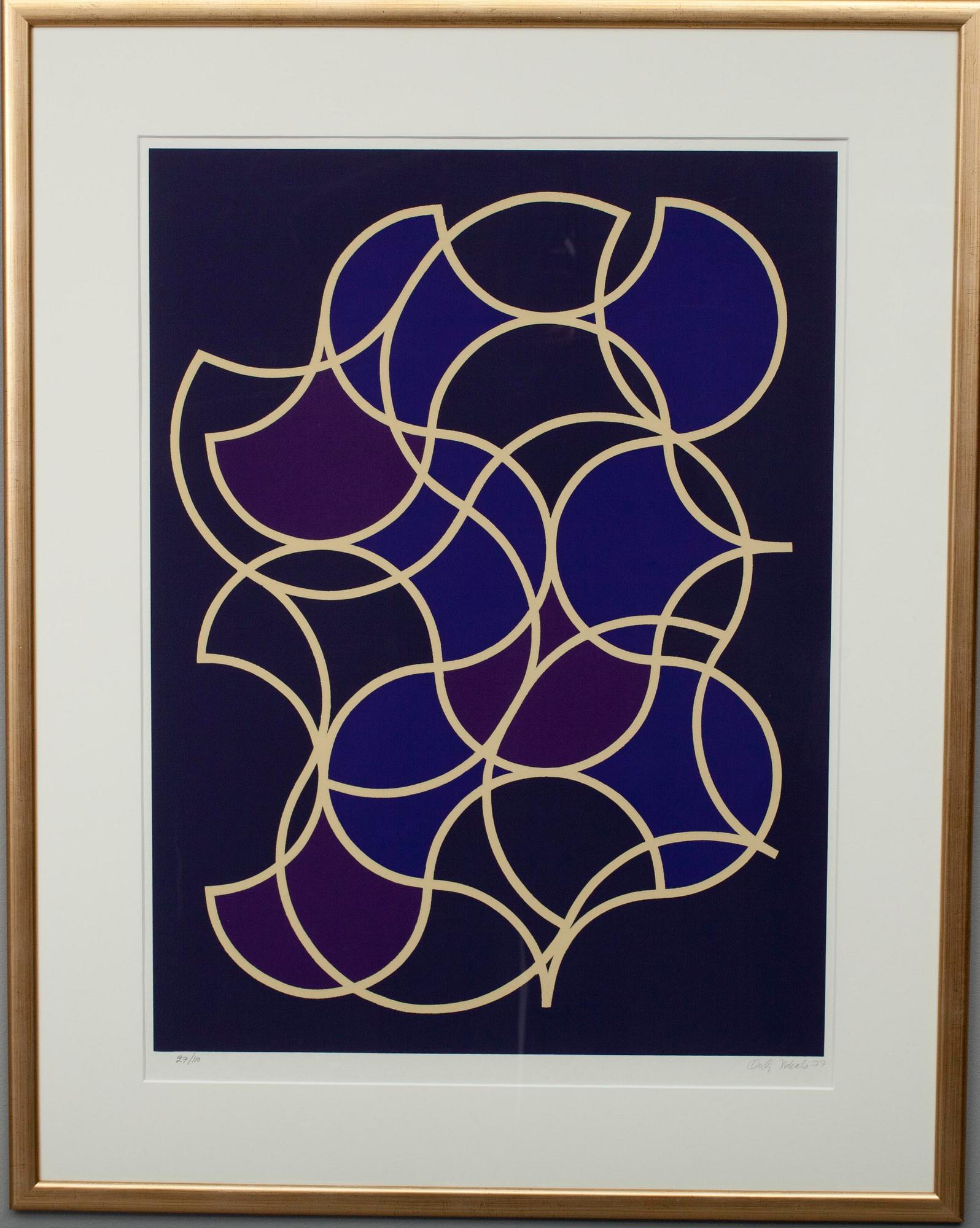 OUTI IKKALA, serigrafi, numr. 27/110, sign. och dat. -77.