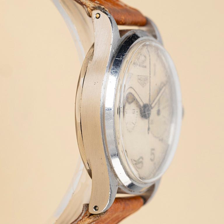 Heuer, "Big Eyes", "Radium", ca 1945.