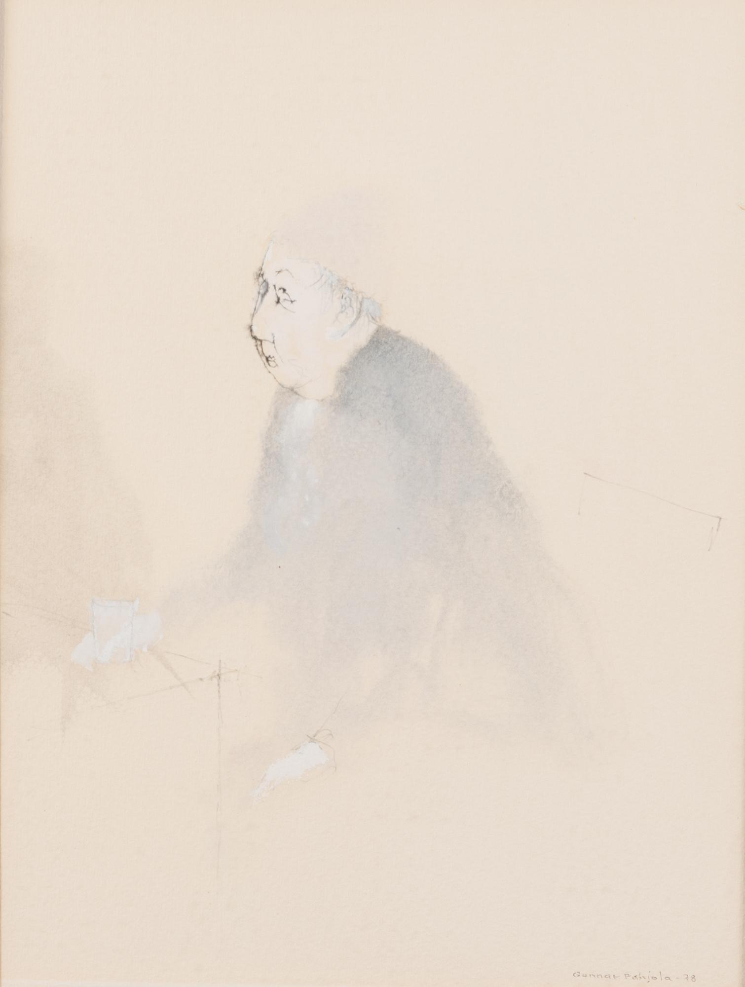 GUNNAR POHJOLA, akvarell, signerad och daterad-78.