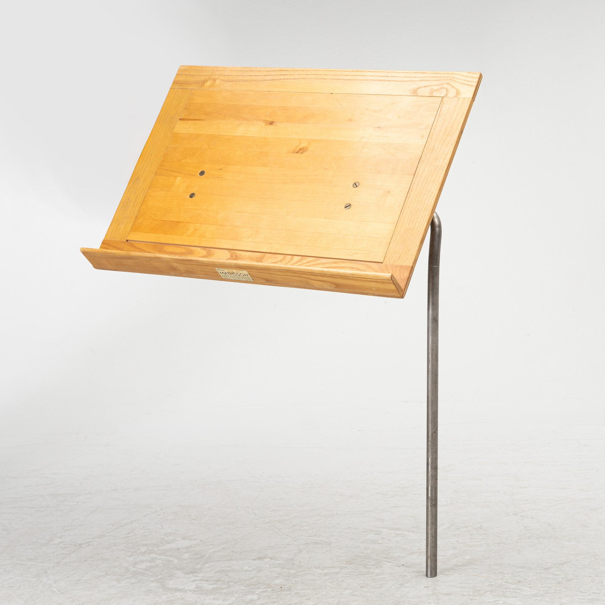 Bruno Mathsson, a reading stand for an lounge chair, Karl Mathsson, 1936.