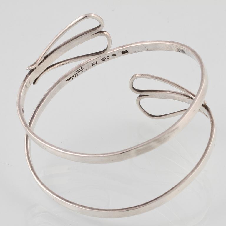 ARMRING, silver, Rey Urban, Stockholm, 1954. Vikt 36,7 gram.