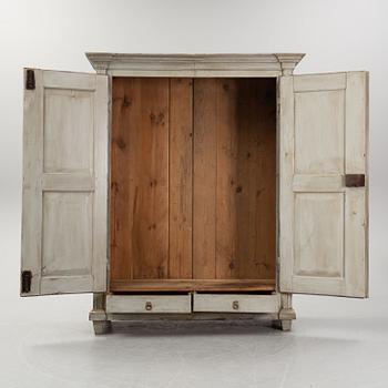 A painted cabinet, 19th Century.