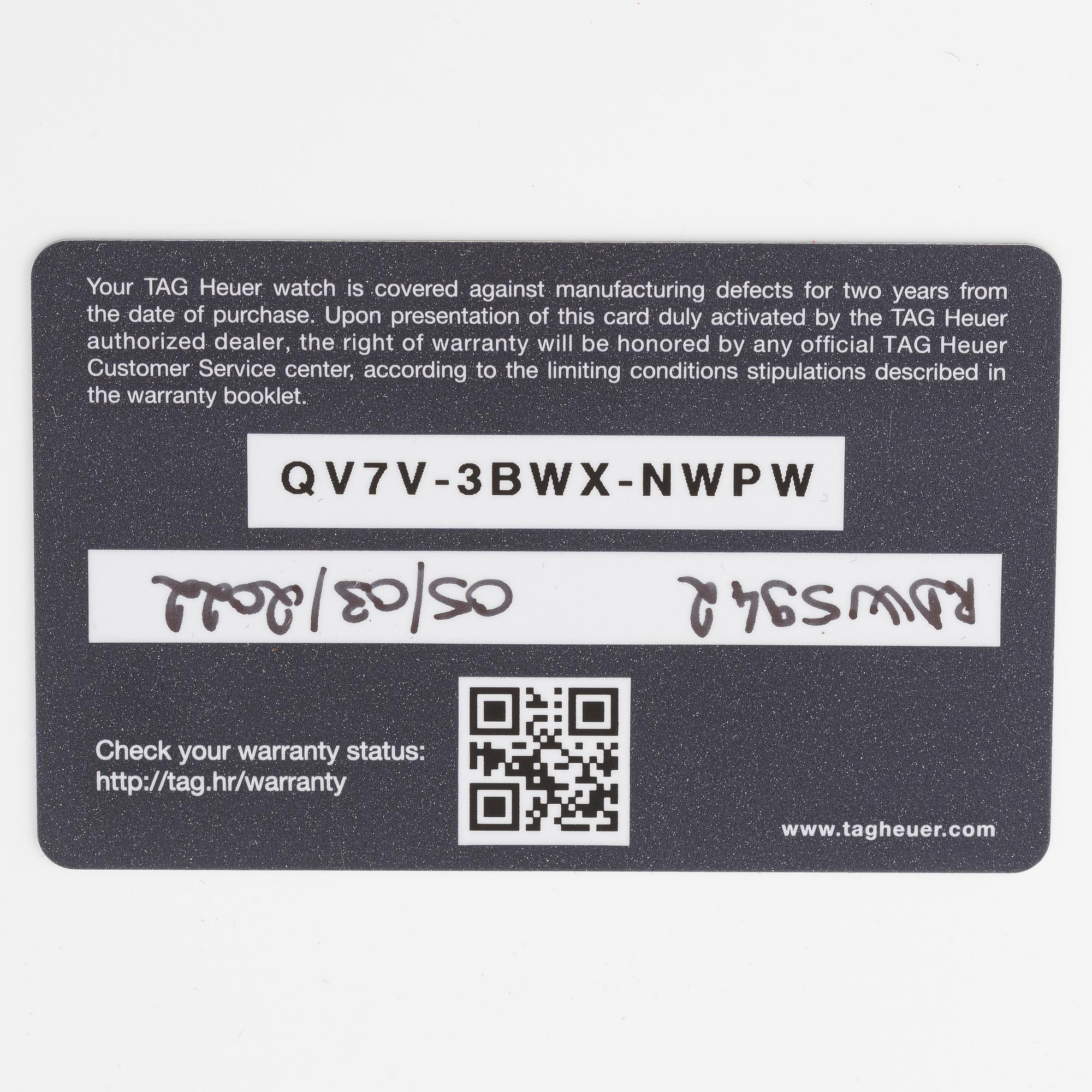 TAG Heuer, Carrera, Calibre 5, wristwatch, 41 mm.