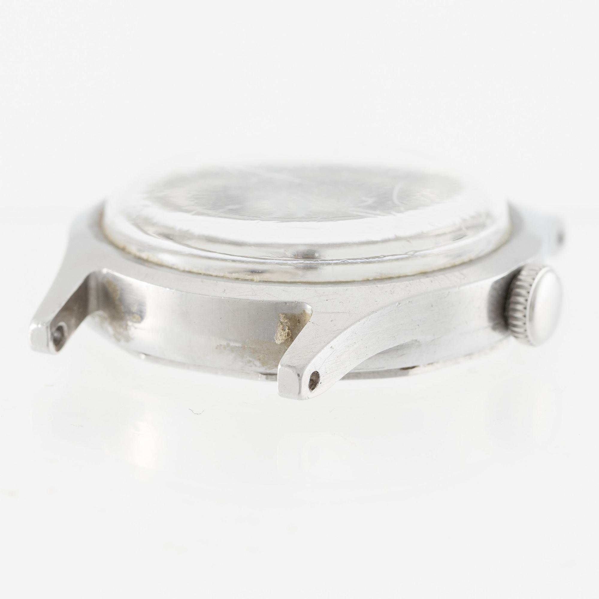 Patek Philippe & Co, "565 Steel", "Sector Dial", ca 1943.