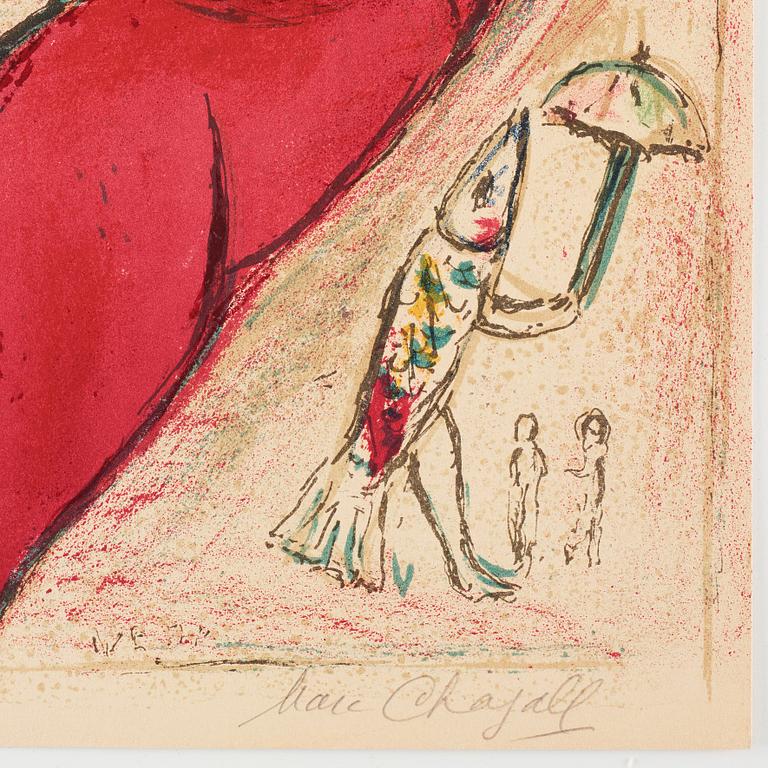 Marc Chagall, "La Tour Eiffel à l'âne".