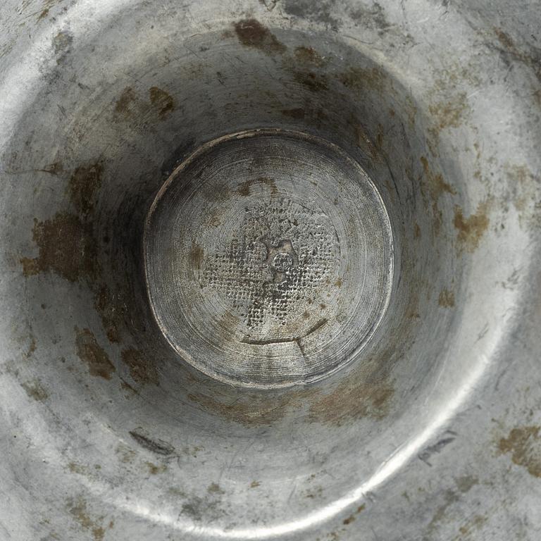Oillamps, two similar, 19th century.