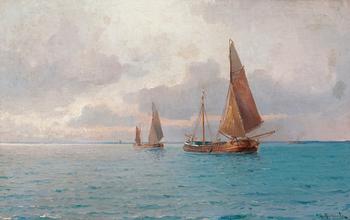 Ludvig Richarde, LUDVIG RICHARDE, EVENING AT SEA.