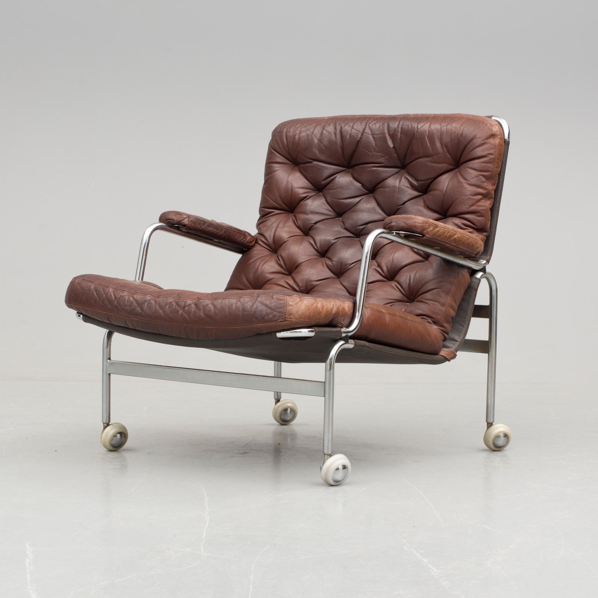 BRUNO MATHSSON, fåtölj, "Karin", Dux, 1900-talets andra hälft.