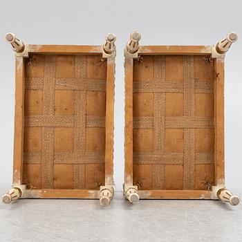 Banketter, ett par, omkring 1900, Sengustaviansk stil.