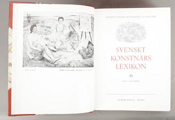 BOKVERK, volym I-V, "Svenskt Konstnärslexikon", Allhems Förlag, Malmö, 1952-67.