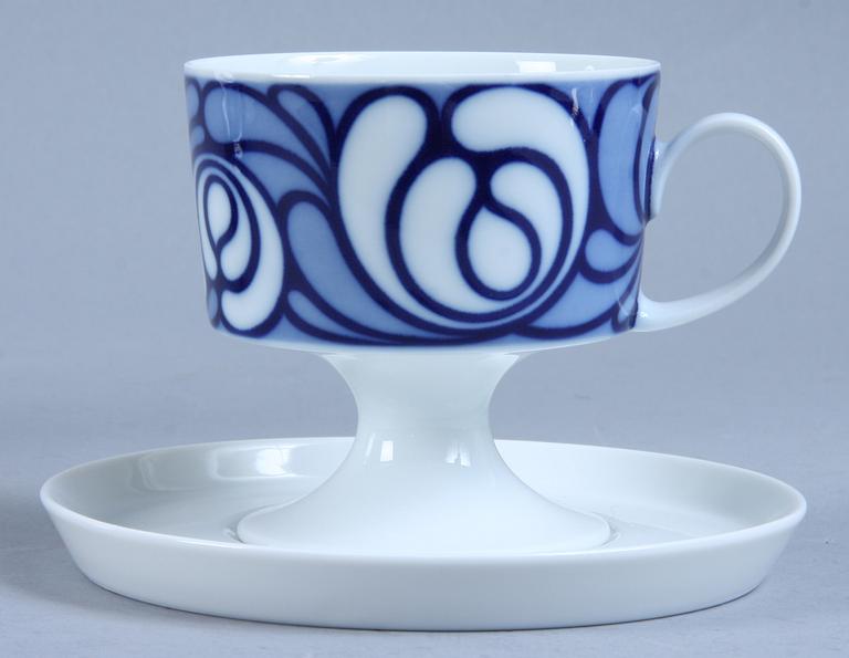 KAFFESERVIS, 29 delar, porslin, Tapio Wirkkala, Rosenthal.