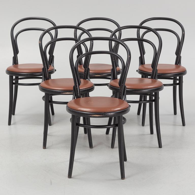 Chairs, 6 pcs, Model No. "14", TON.