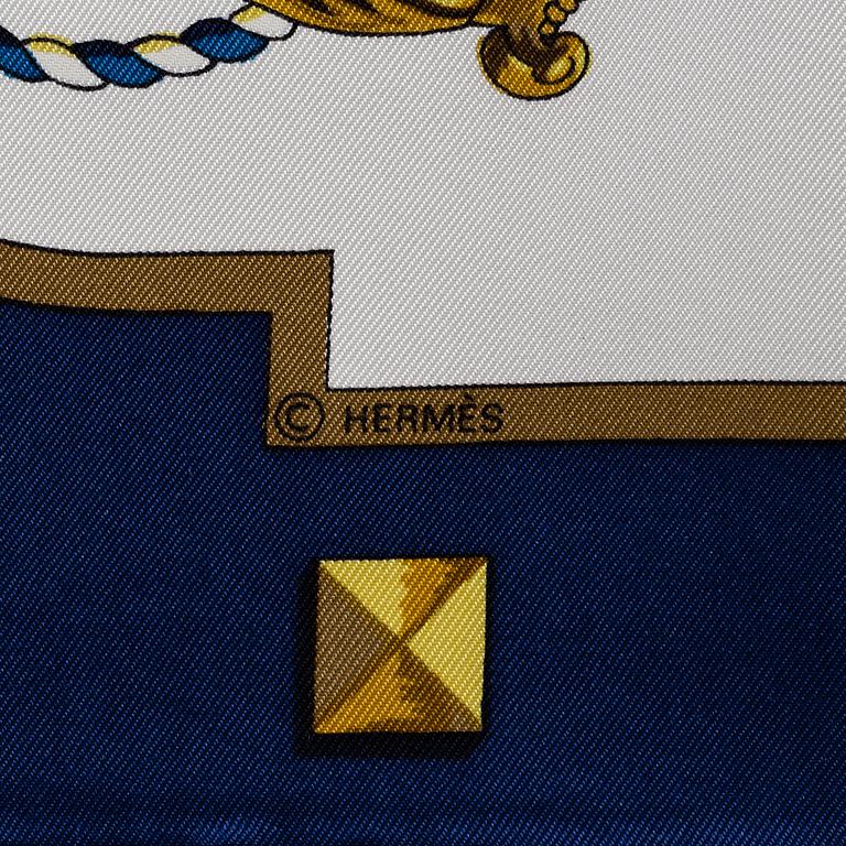 HERMÈS. scarf 'Les Clefs'.