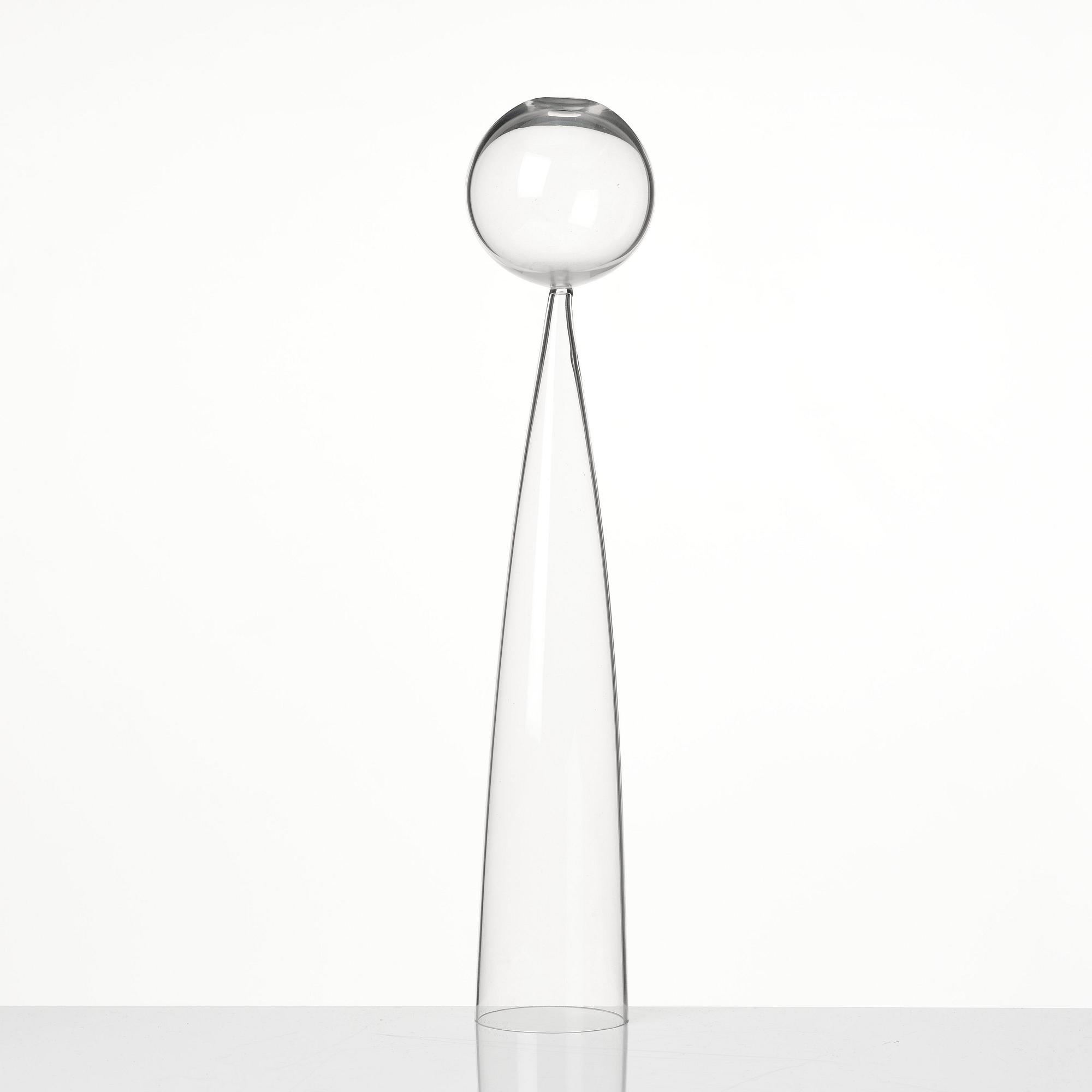 John Selbing, a glass sculpture "Klot över kon", Orrefors, Sweden 1957.