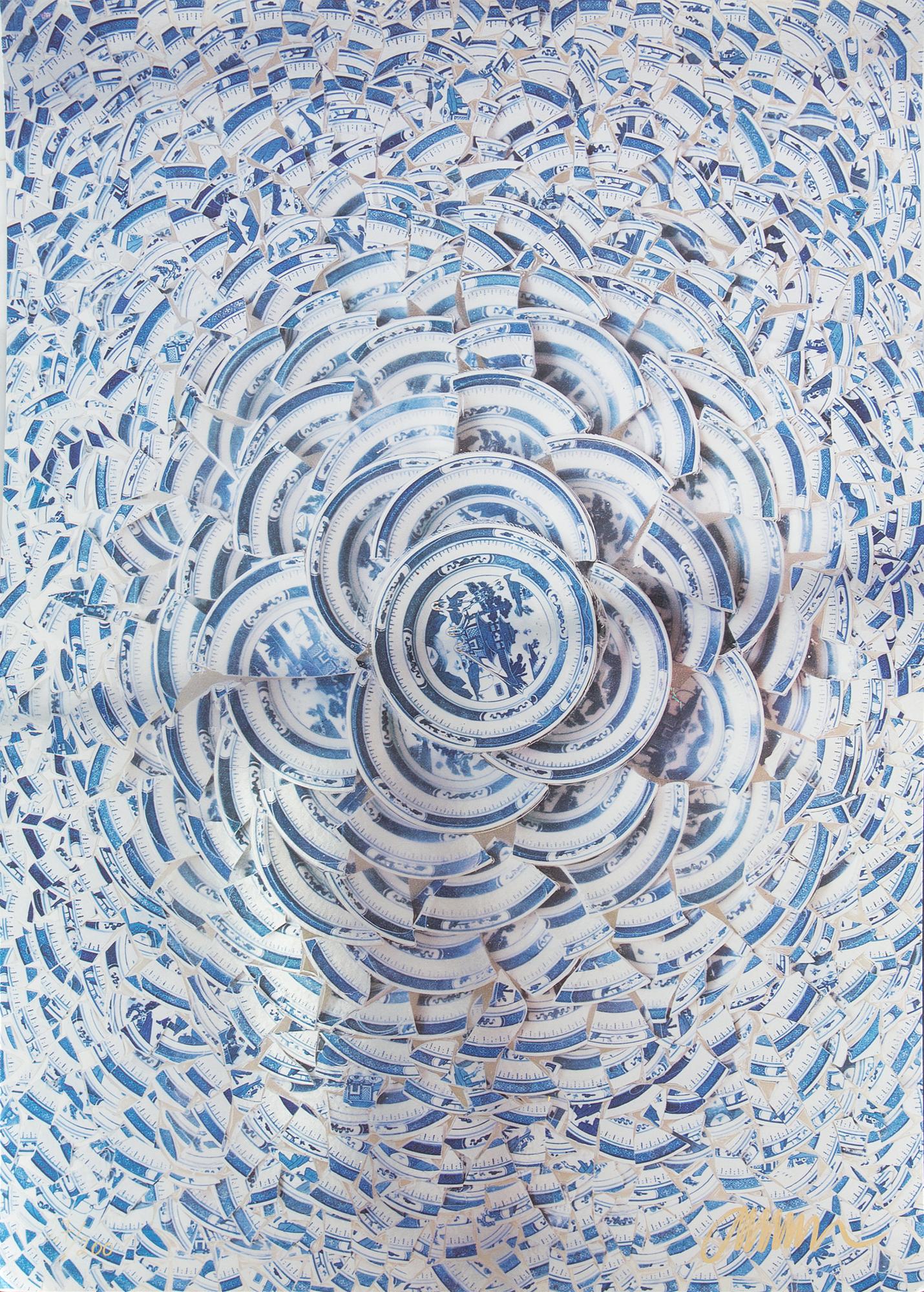 FERNANDEZ ARMAN, silkscreen,  "Fragments de Chine", signed and numbered 17/200.