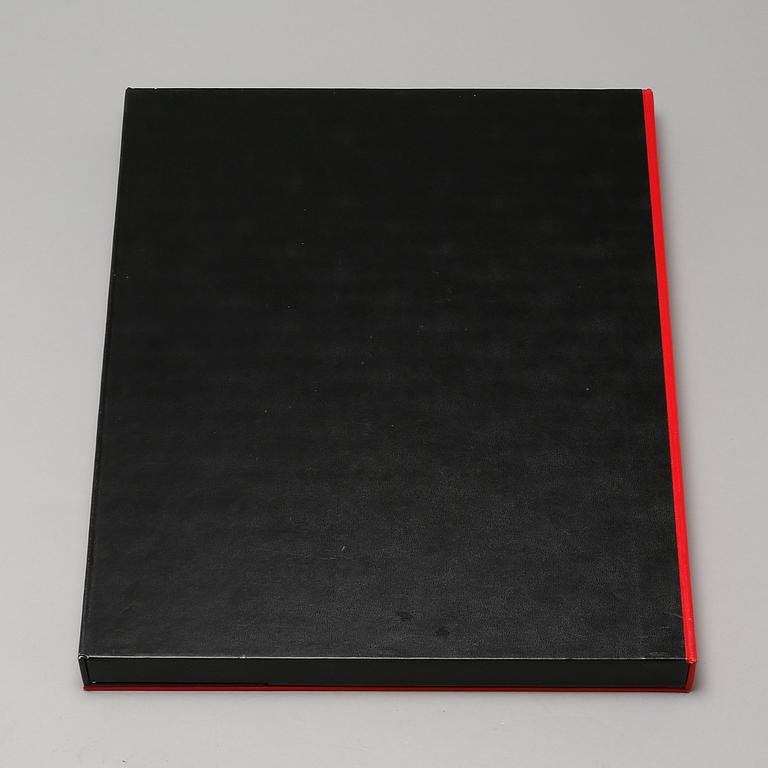 7 serigraphs in a folder, "ION", Falaize, 1989. numbered 167/200.