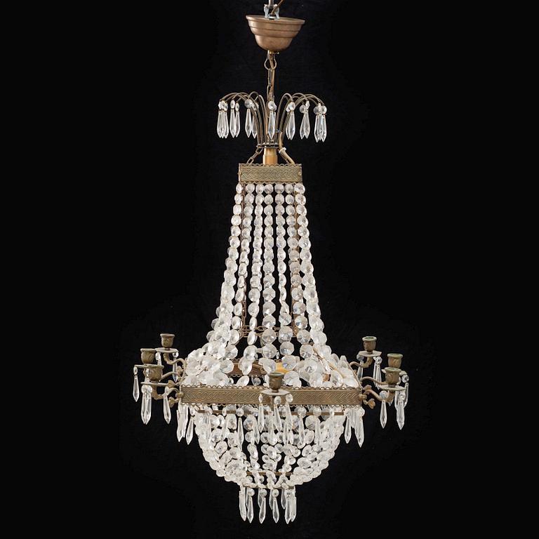 Chandelier, circa 1900.