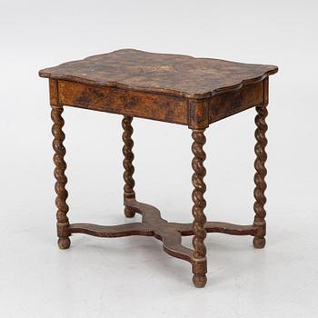 A Baroque style table, late 19th Century.