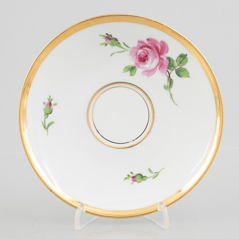 Meissen, a 45-piece "Red Rose" porcelain service, Germany, 19th-20th century.
