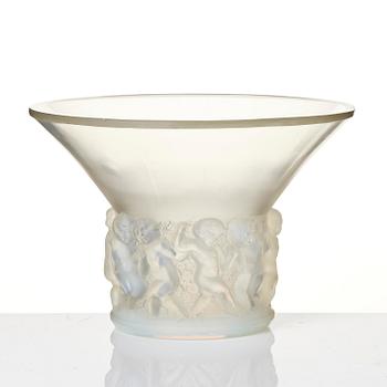 René Lalique, a "Farandole" glass vase, France, post 1930.