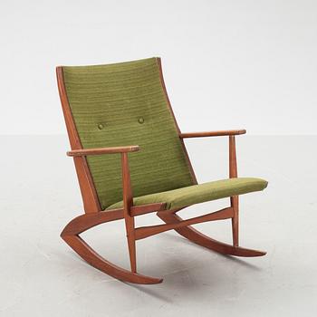 GUNGSTOL, teak, Søren Georg Jensen, Danmark. 1950-tal.