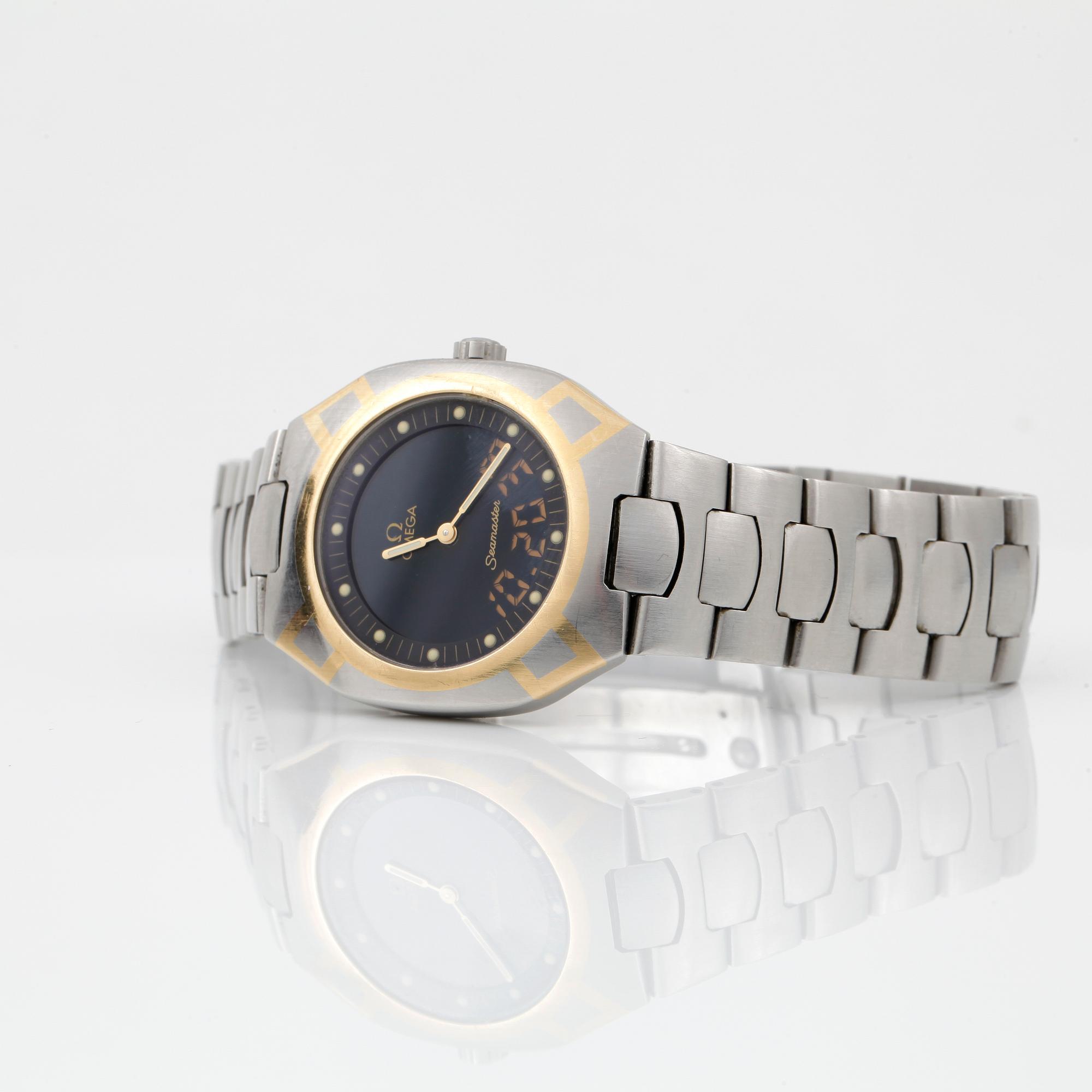 ARMBANDSUR, Omega Seamaster.