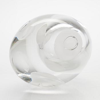 Timo Sarpaneva, a 'Claritas' glass sculpture signed Timo Sarpaneva Iittala 1984 C342.