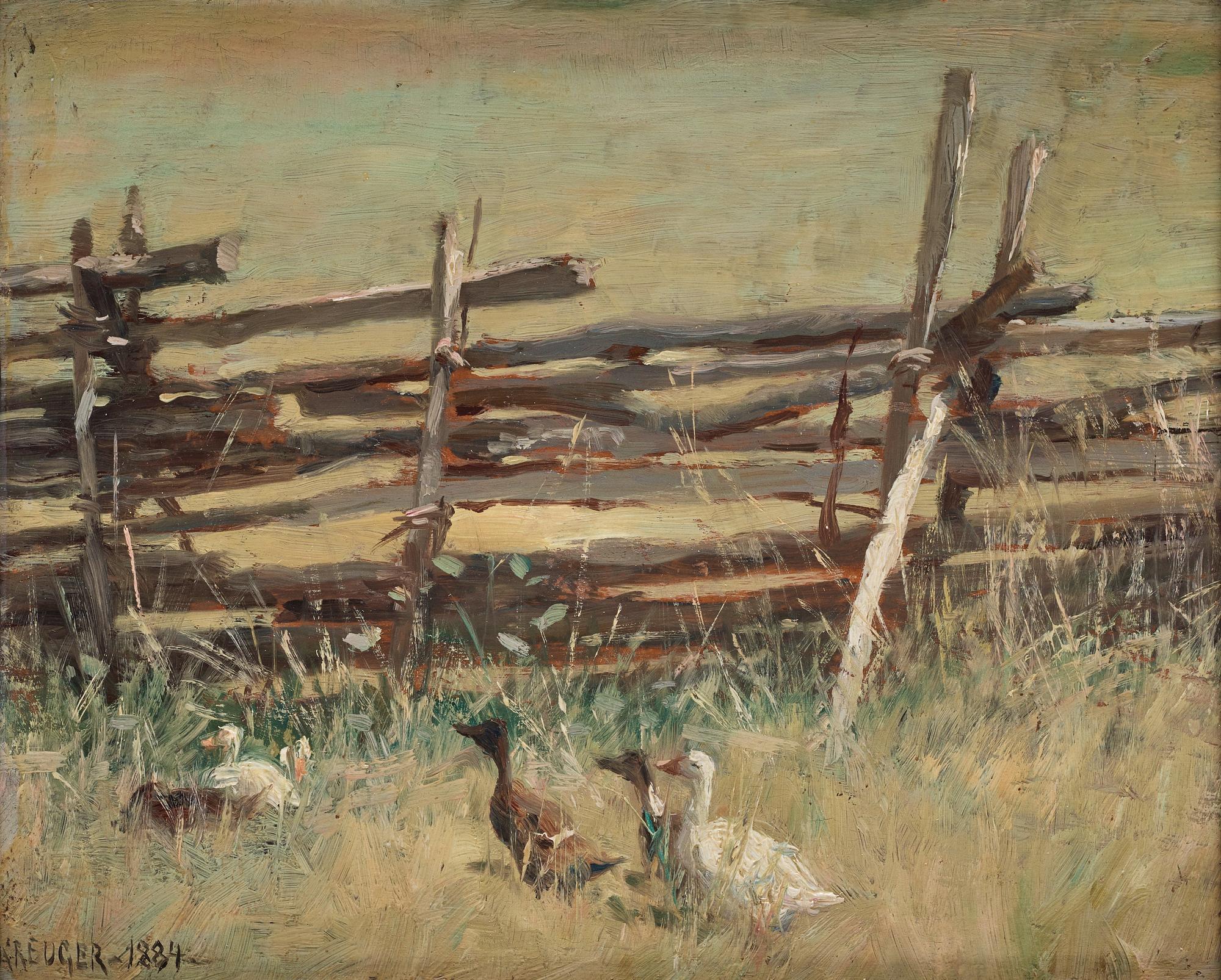 Nils Kreuger, "Ankmarsch" (Ducks on the go).