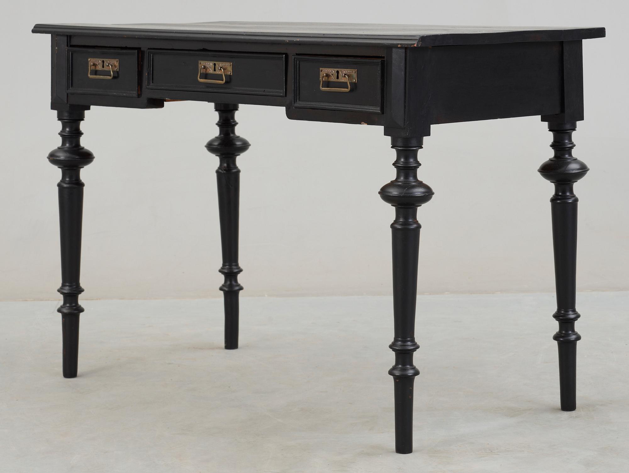 SKRIVBORD, nyrenässans, 1800-talets slut.
