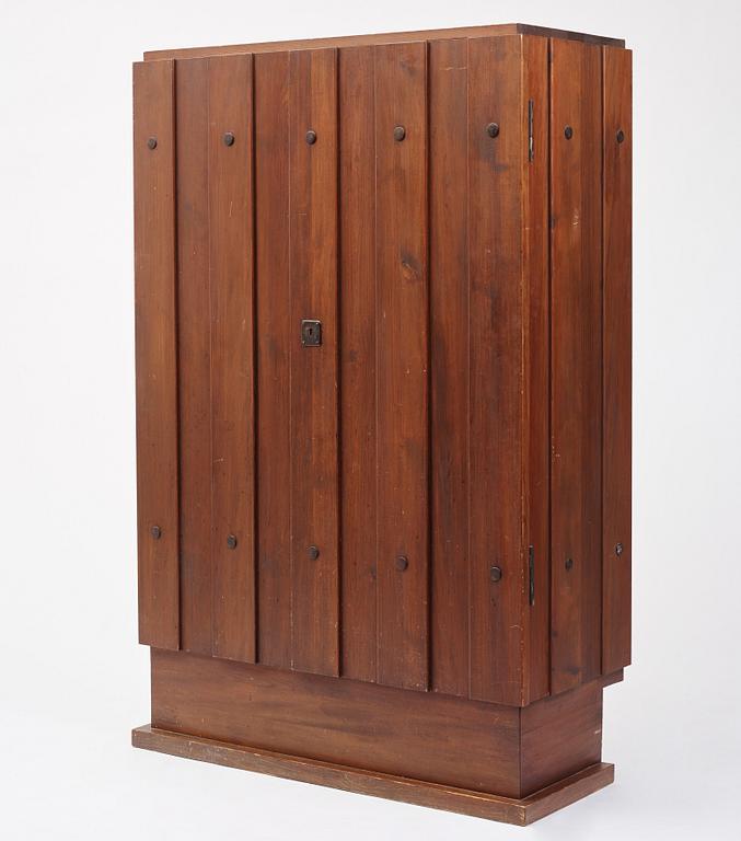 Axel Einar Hjorth, a stained pine 'Lovö' cabinet, Nordiska Kompaniet, Sweden 1930s.