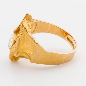 RING LAPPONIA, 18K guld, design Björn Weckström modell GEISIR.