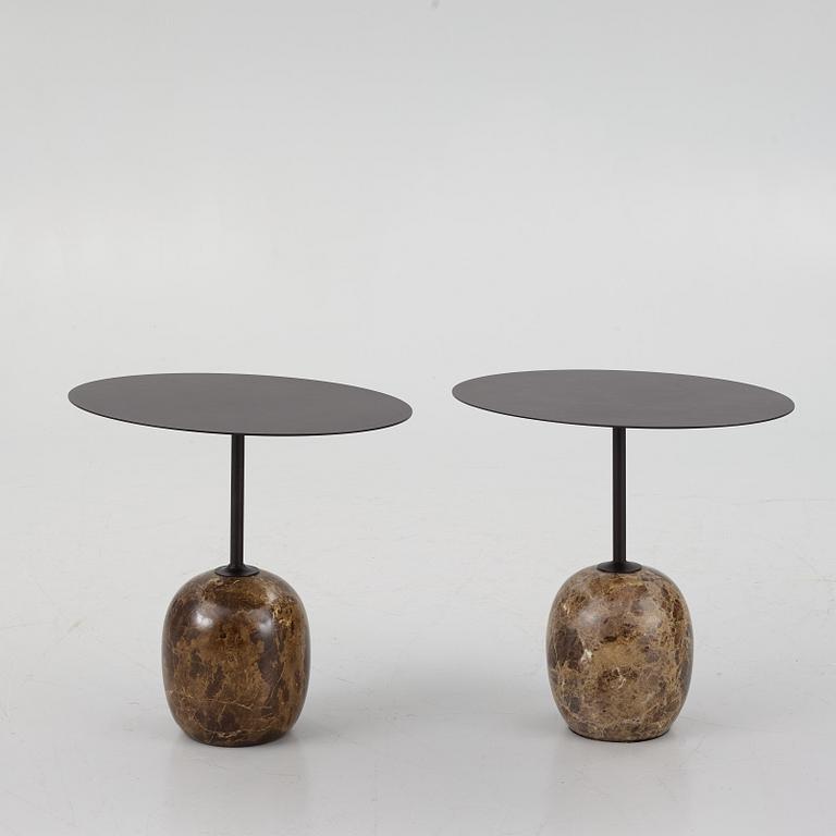 Luca Nichetto, a pair of 'Lato LN8' sidetables, &tradition.
