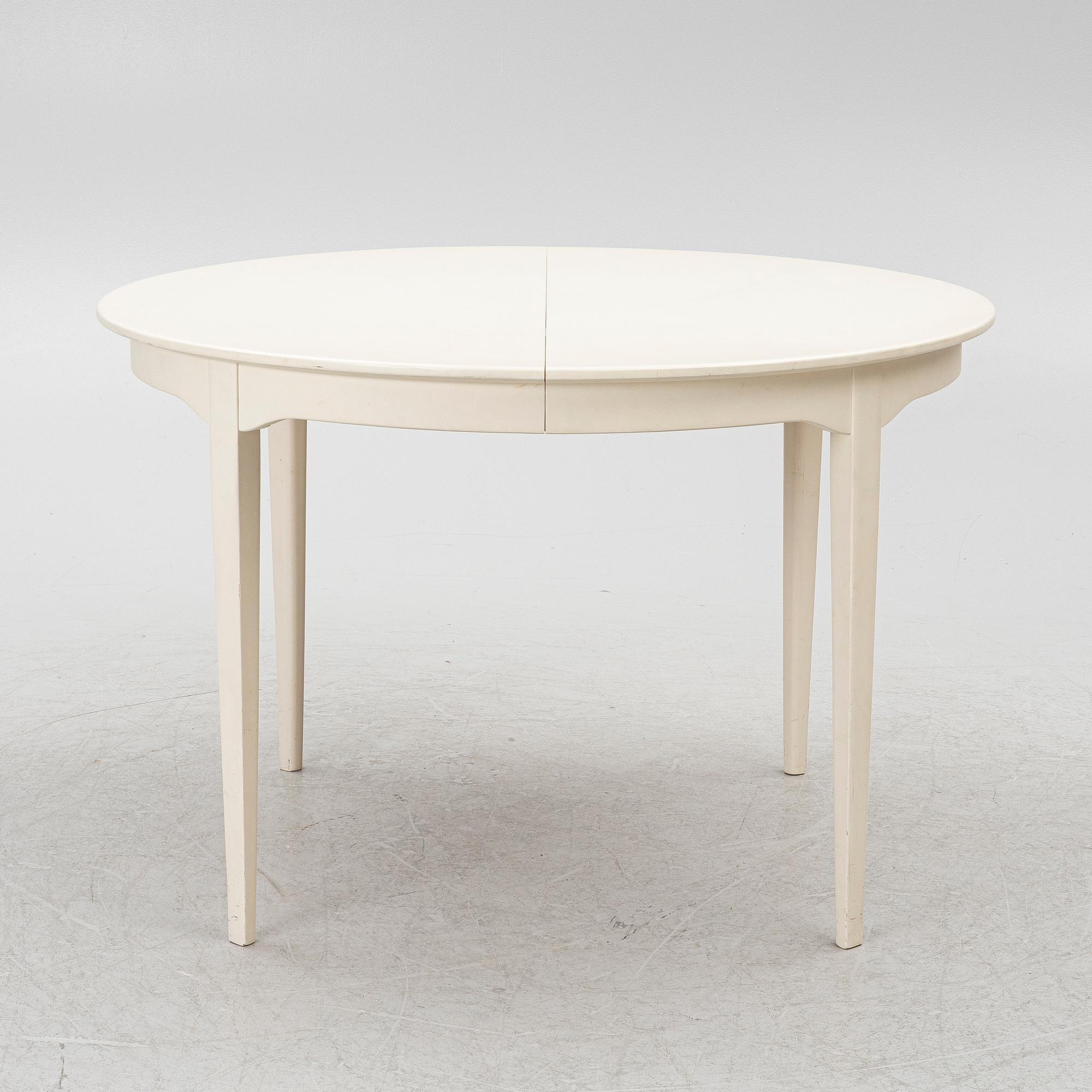 Carl Malmsten, a dining table "Talavid", Waggeryds Möbelfabrik AB, second half of the 20th century.