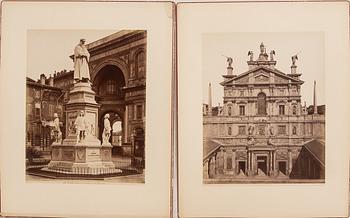 Fotografer 14 st sent 1800-tal Italien.