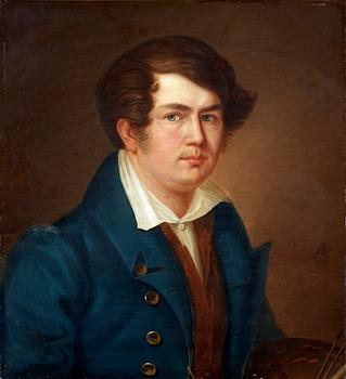 338. Carl Wilhelm Nordgren, Self portrait.