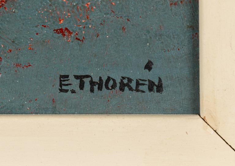 Esaias Thorén, Profil och blad.
