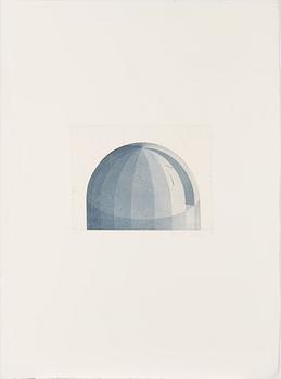 Päivi Lempinen, dry-point and aquatint, signed and dated -88, numbered 36/50.