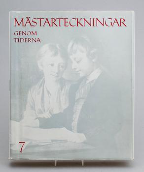 BÖCKER, 8 volymer, "Mästarteckningar Genom Tiderna", Allhems Förlag 1965.