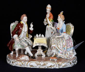 FIGURINGRUPP, porslin, Dresden.