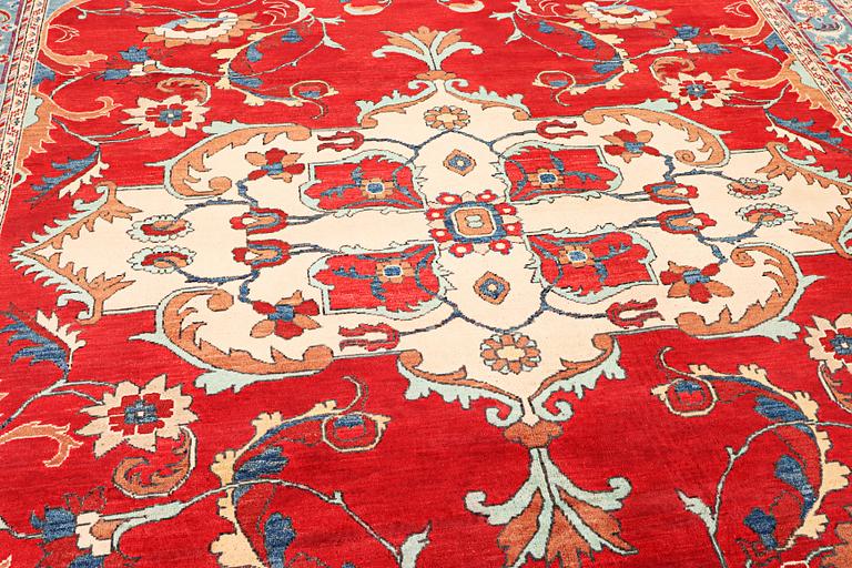 A Kazak carpet, c. 354 x 266 cm.