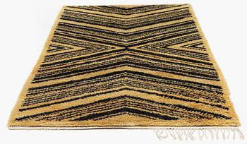 Barbro Nilsson, a carpet, "Tigerfällen", knotted pile, 236 x 126 cm, signed AB MMF BN.