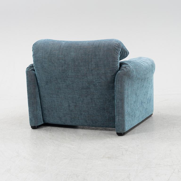 Vico Magistretti, a 'Maralunga' armchair, Cassina, Italy.