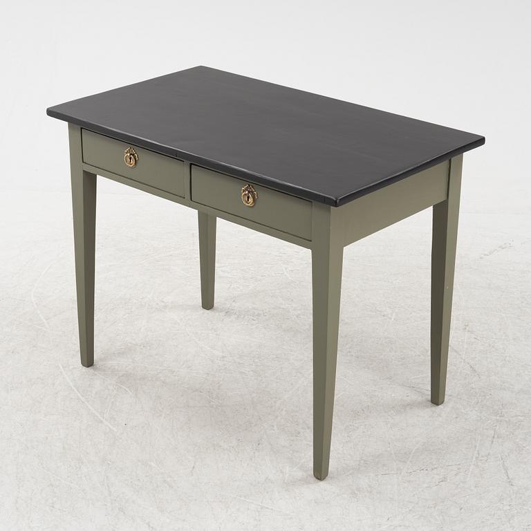 A painted desk, early 20th Century.