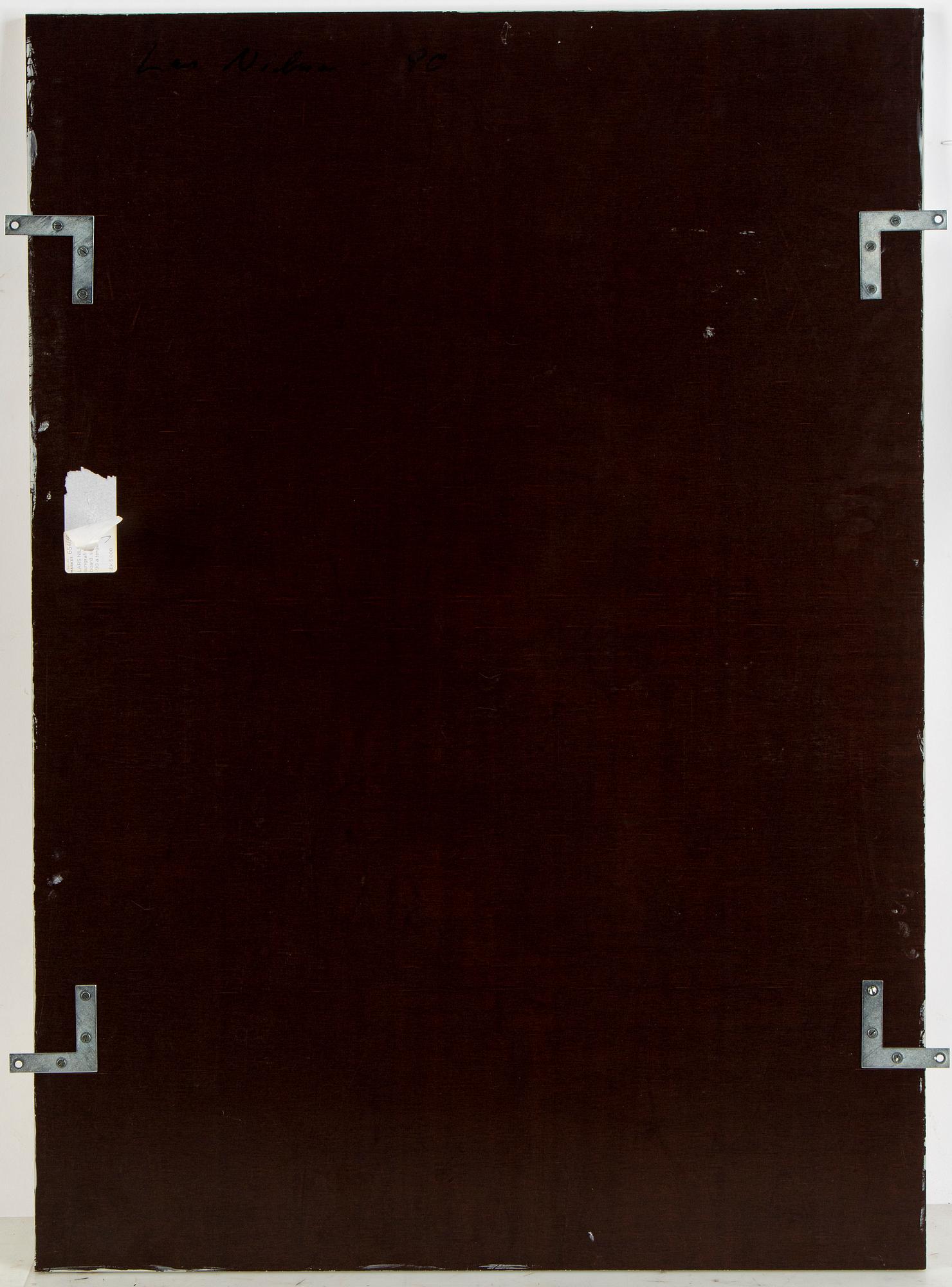 LARS NILSSON, serigrafi mounted on MDF board. Signed and dated -90 on verso.