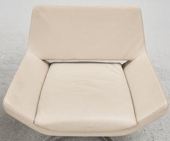 Jeffrey Bernett, a pair of 'Metropolitan' armchairs, B&B Italia Maxalto.