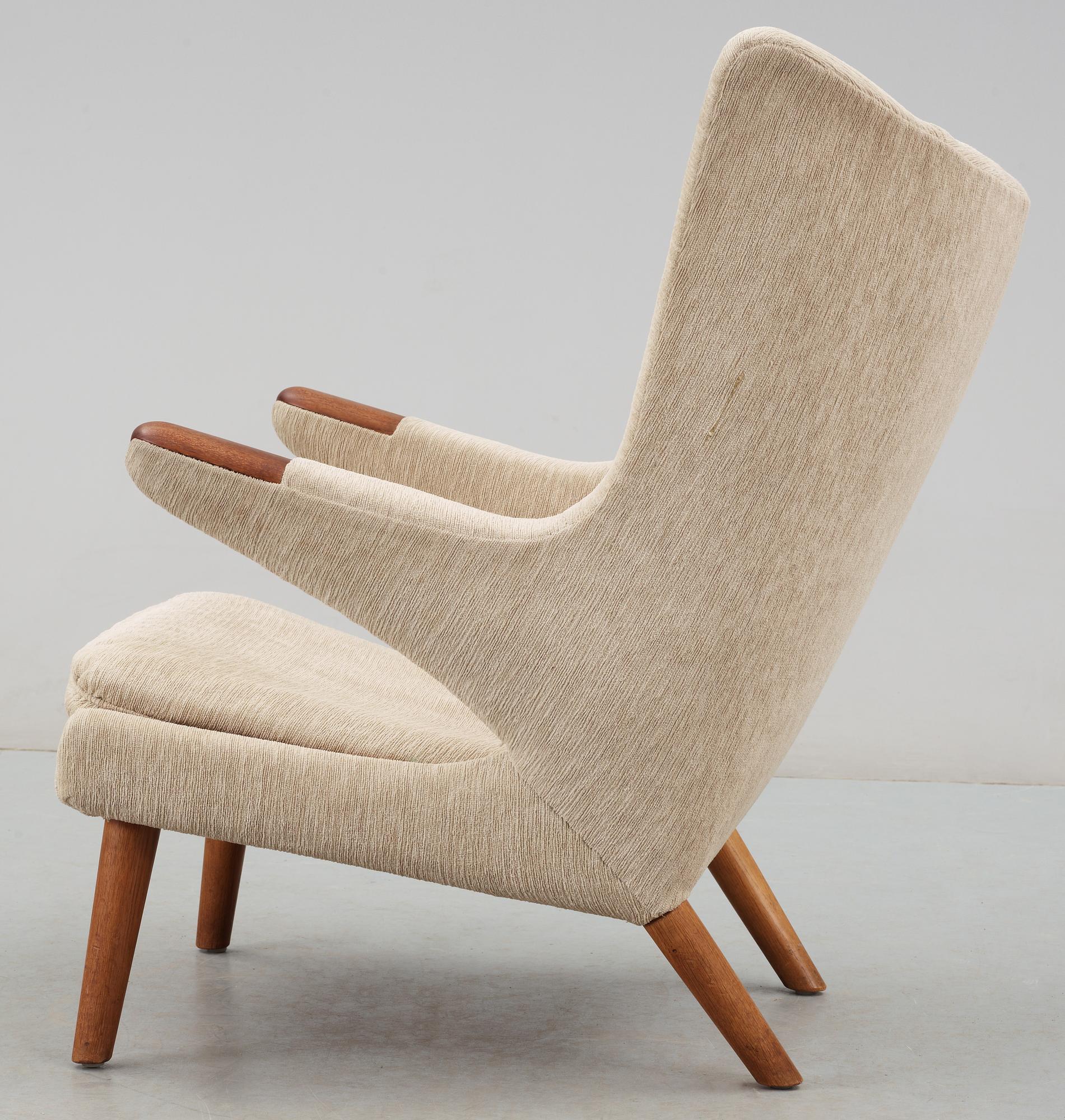 A Hans J Wegner 'Papa Bear' easy chair, AP-stolen, Denmark.