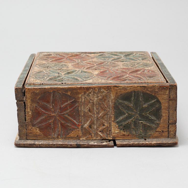 A Swedish 18th century spice box.